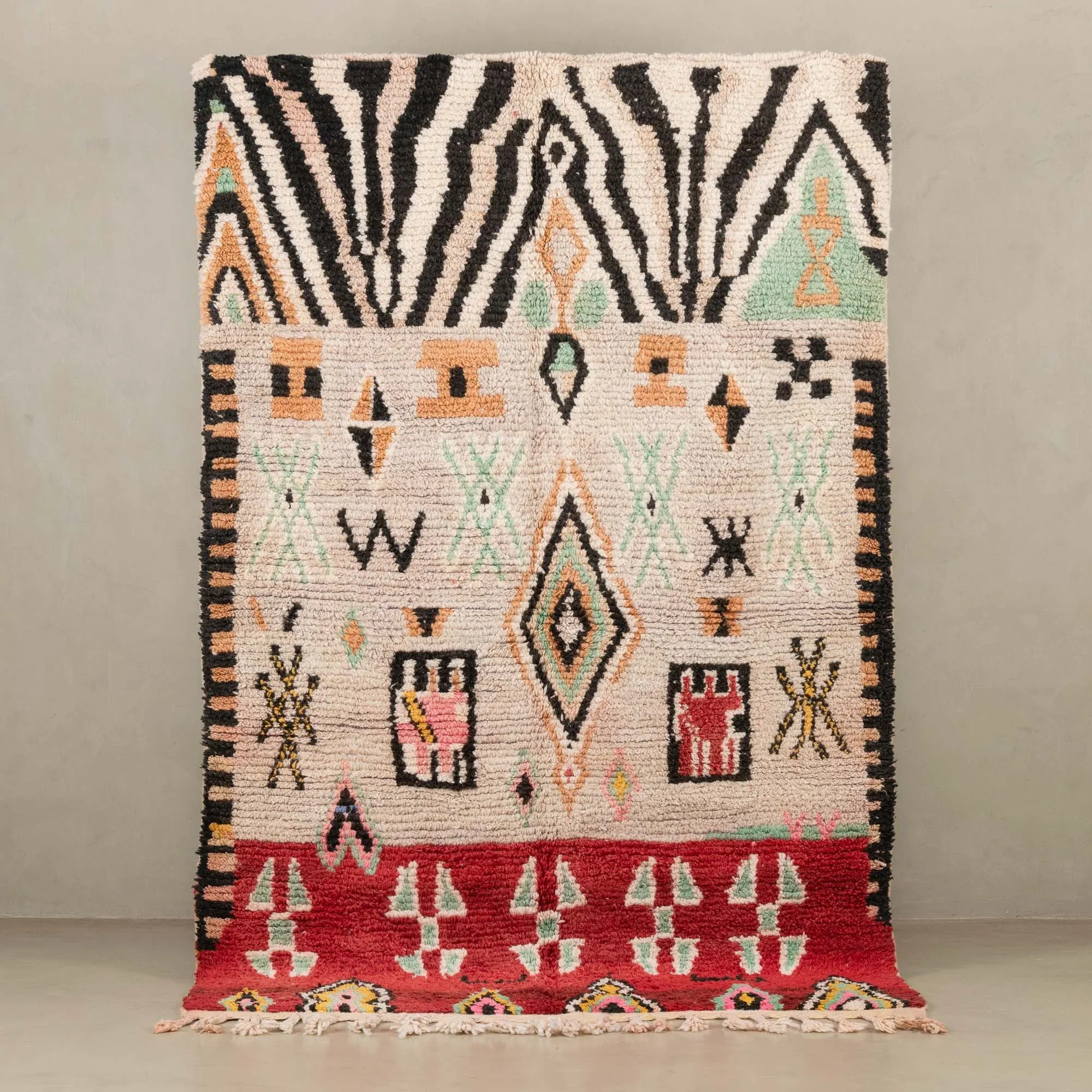 Ruby - vintage boujad rug