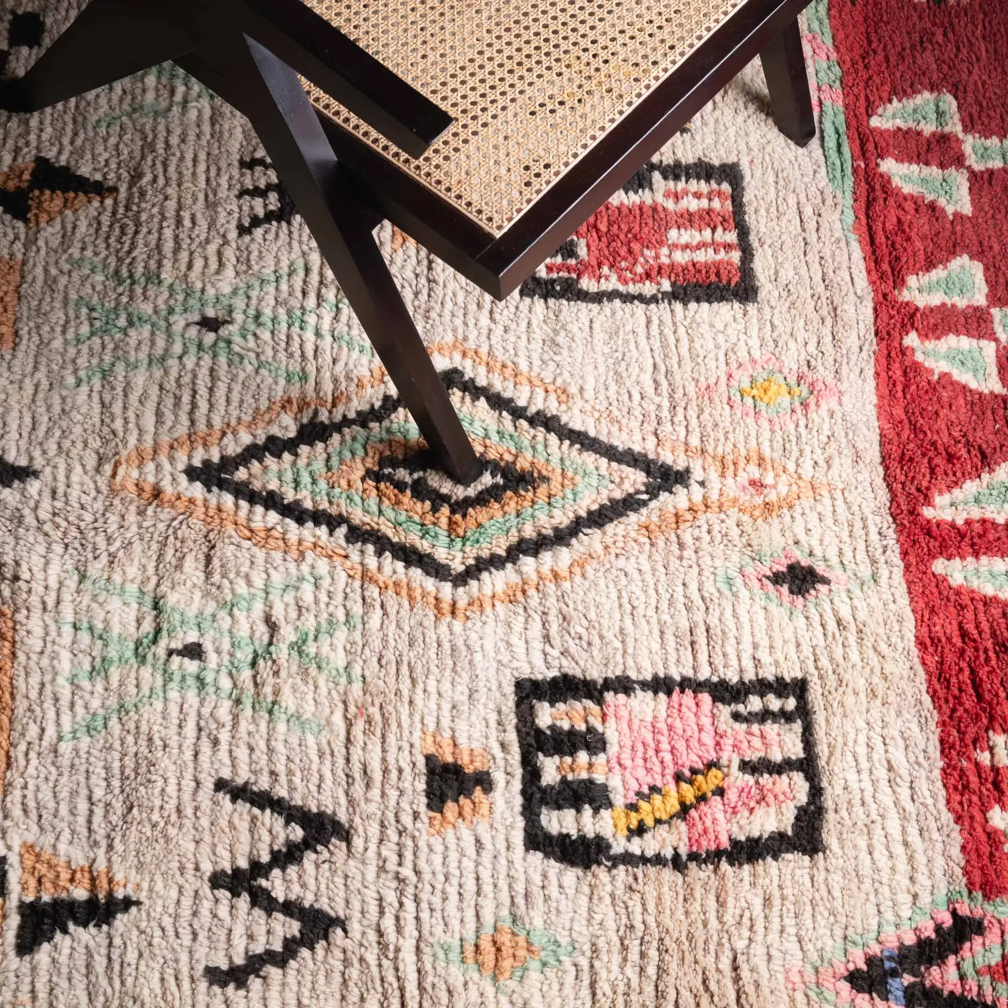Ruby - vintage boujad rug