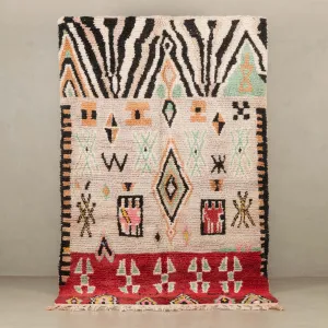 Ruby - vintage boujad rug