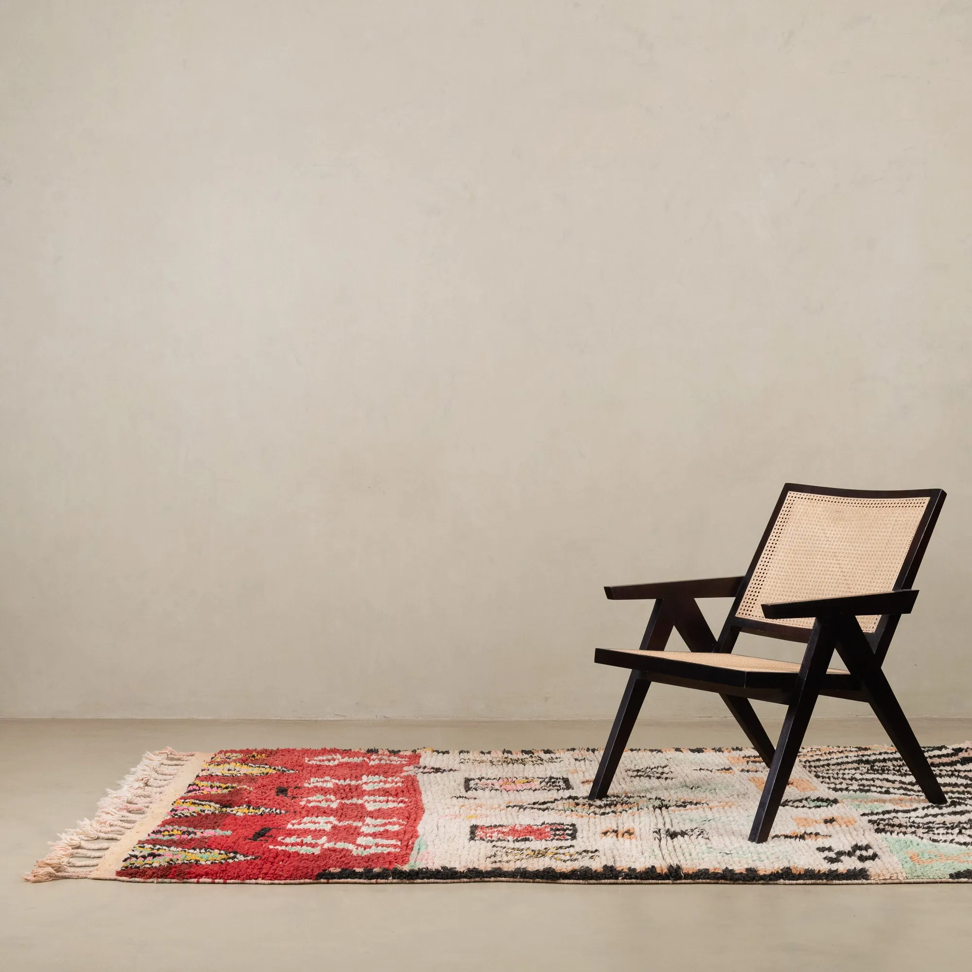 Ruby - vintage boujad rug
