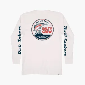 Salty Crew Fly Guy Premium L/S Tee - White