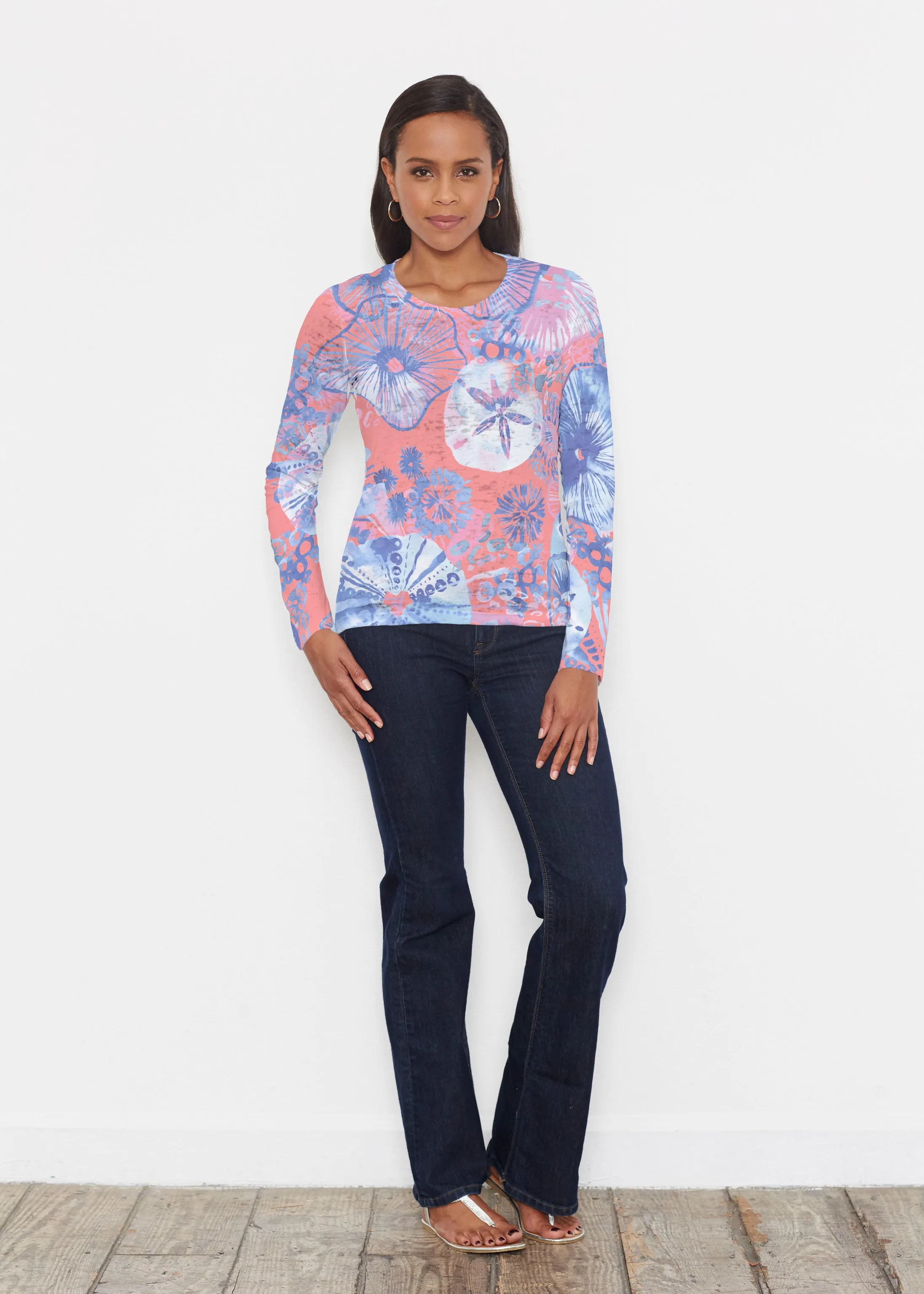 Sand Dollar (16257) ~ Signature Long Sleeve Crew Shirt