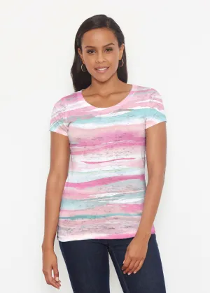 Sand Dunes Pink (16250) ~ Short Sleeve Scoop Shirt