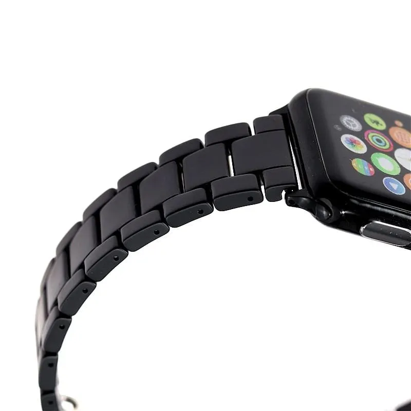 Sandblasting Matte Ceramic Band Compatible With Apple Watch - All Series