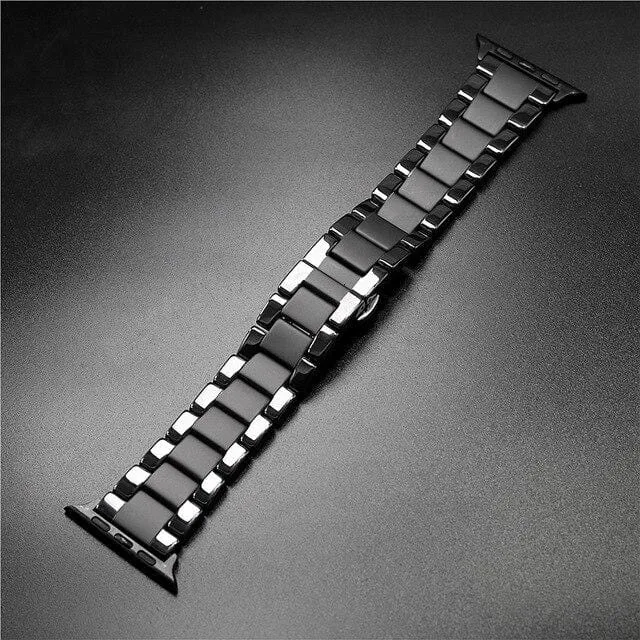Sandblasting Matte Ceramic Band Compatible With Apple Watch - All Series
