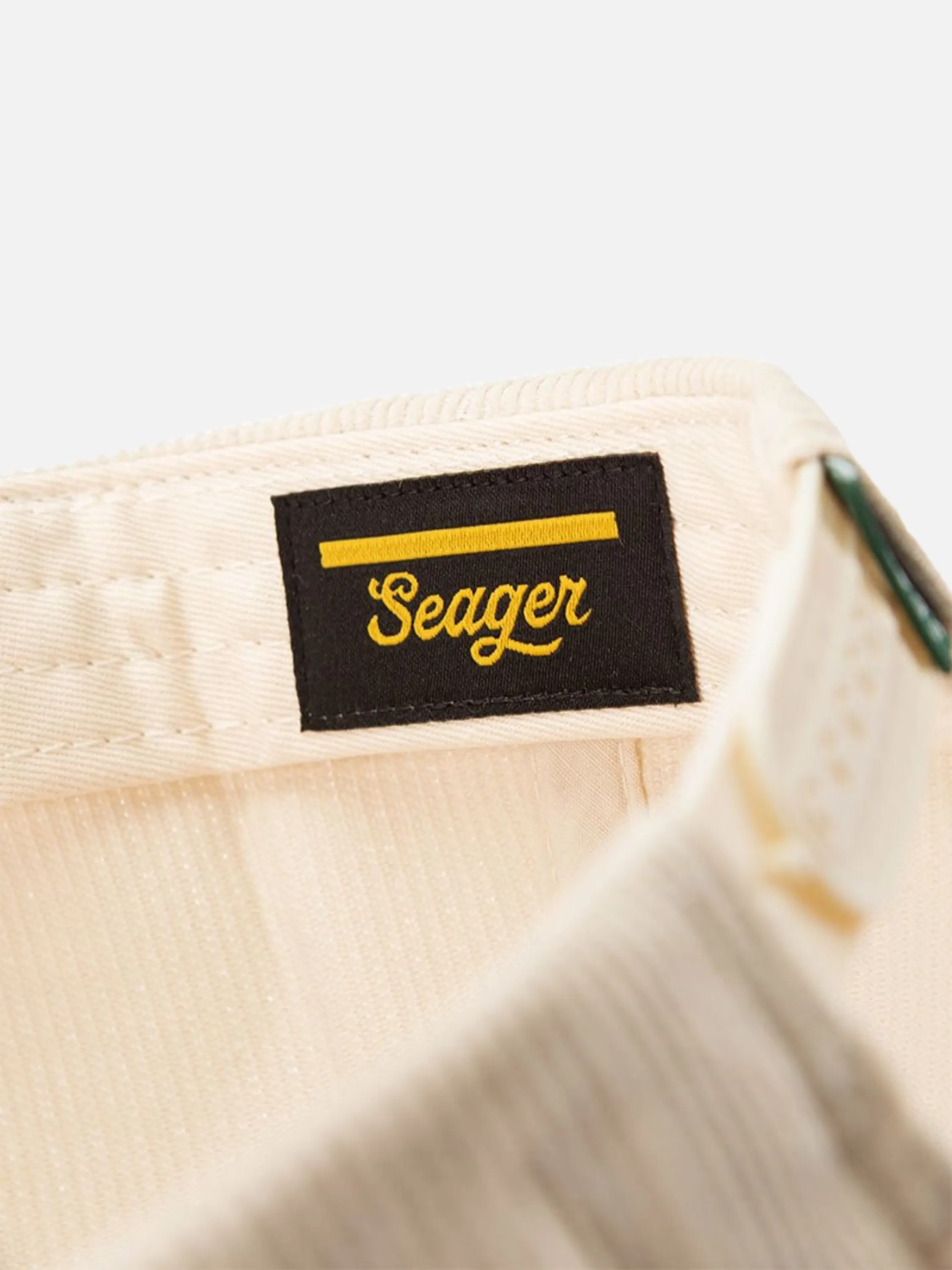 Seager Los Rios Corduroy Snapback -Natural/Green
