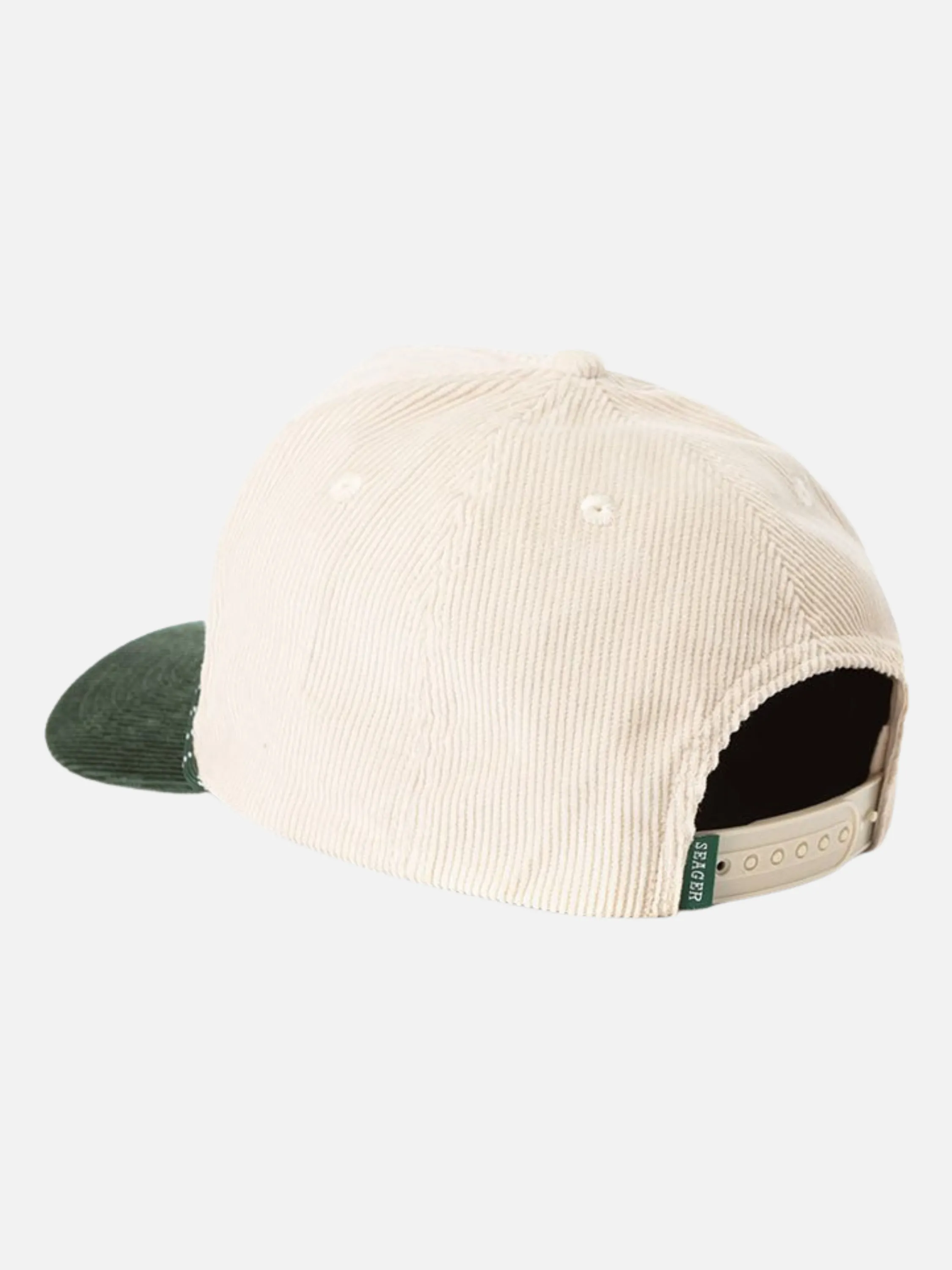 Seager Los Rios Corduroy Snapback -Natural/Green