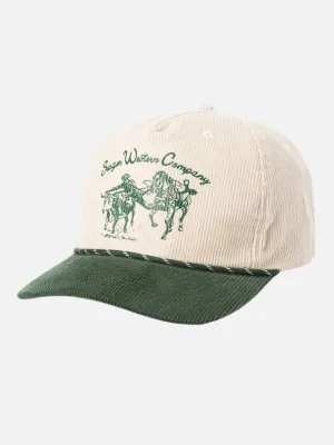 Seager Los Rios Corduroy Snapback -Natural/Green