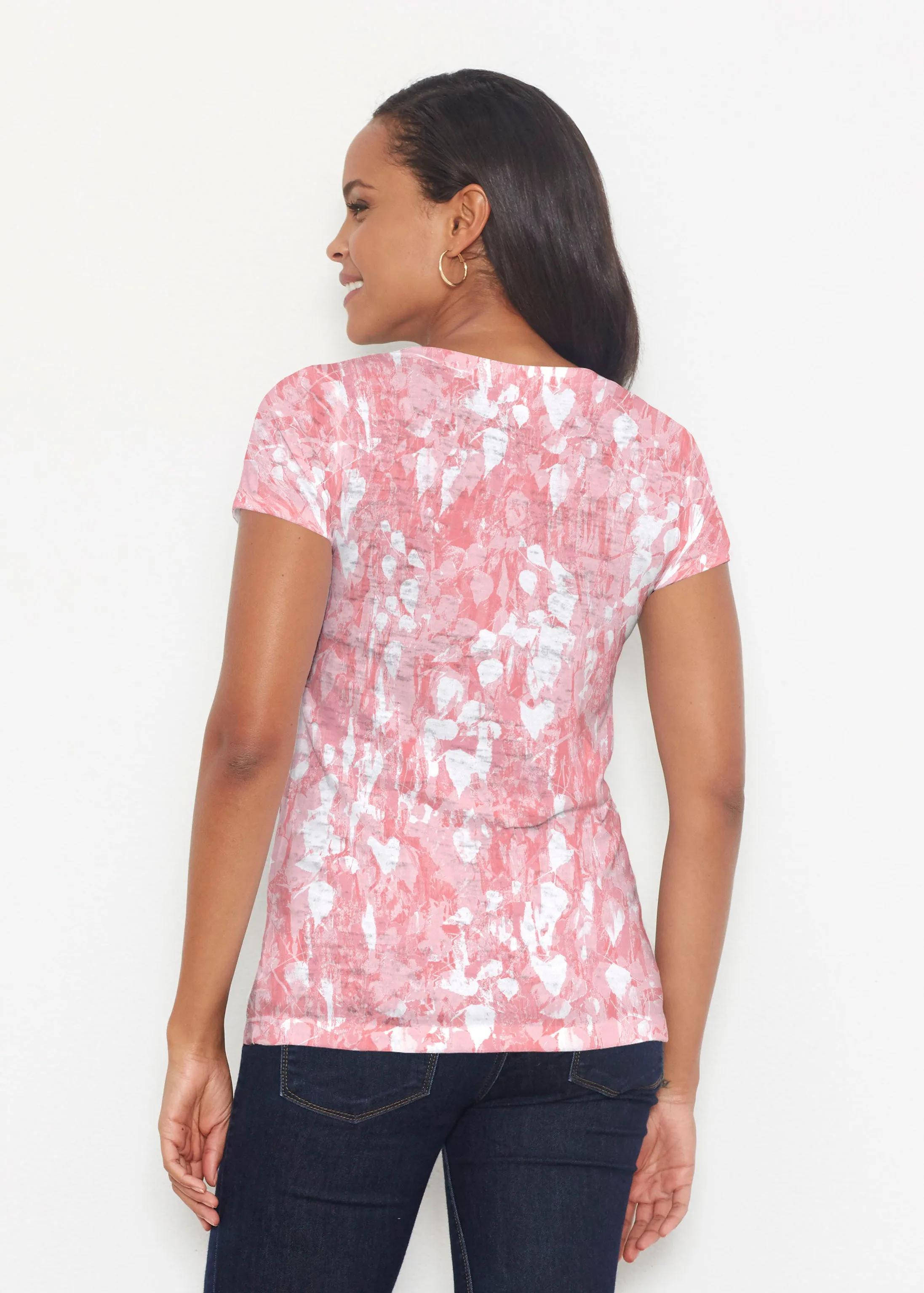 Shadow Coral (7915) ~ Short Sleeve Scoop Shirt