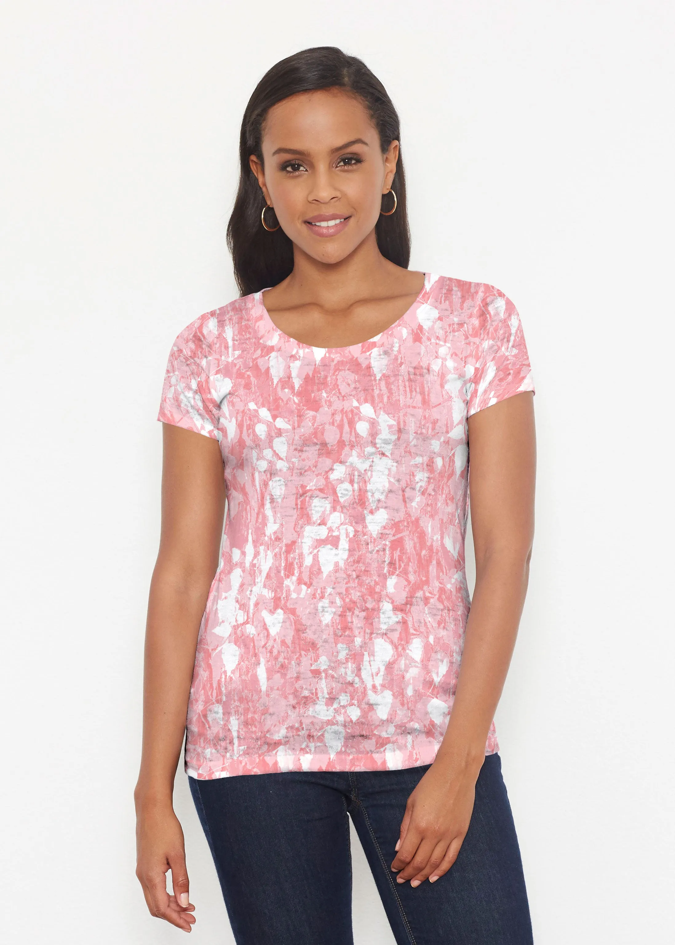 Shadow Coral (7915) ~ Short Sleeve Scoop Shirt
