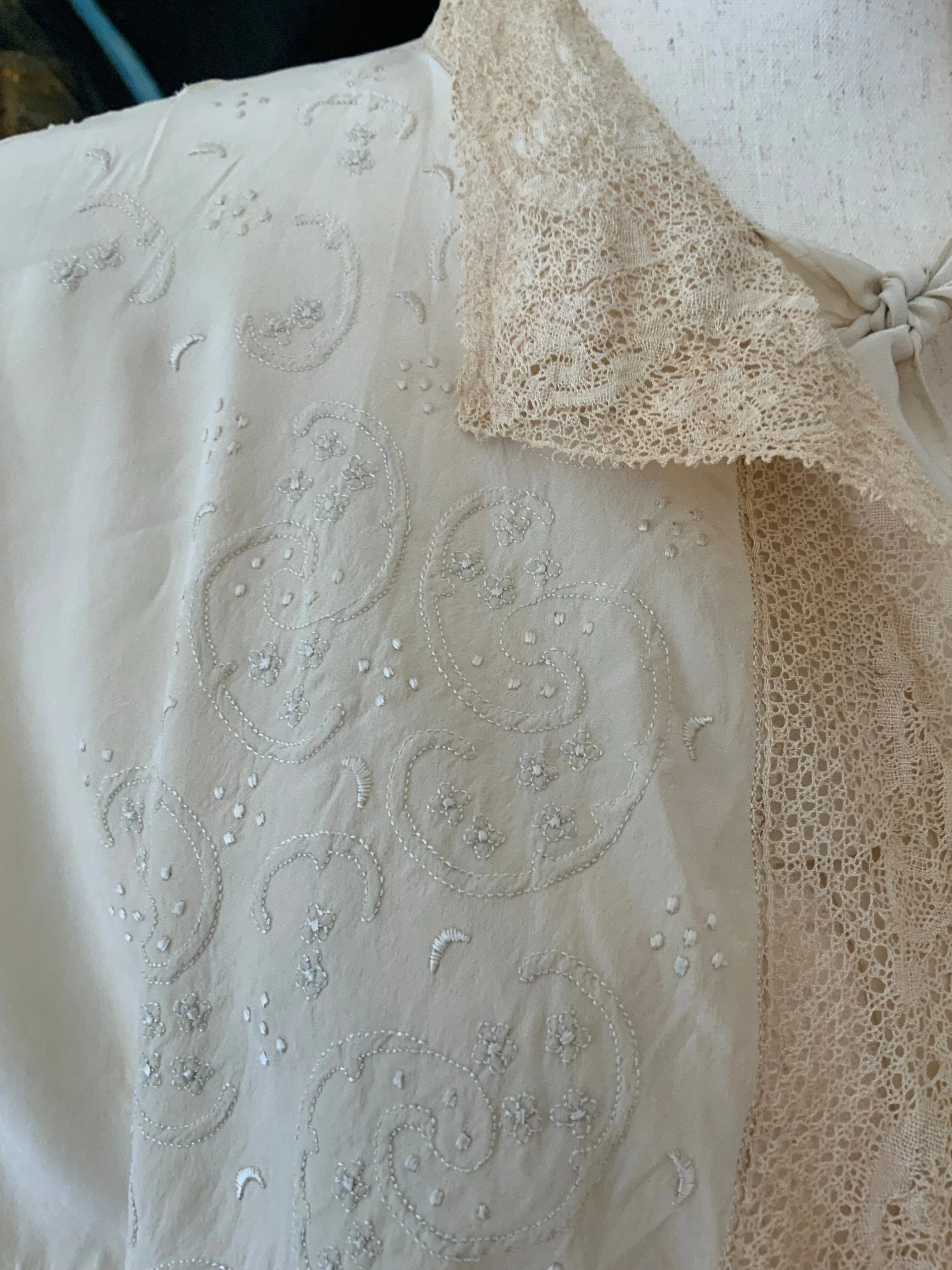 Silk Cape Bed Jacket - 30s - 30B