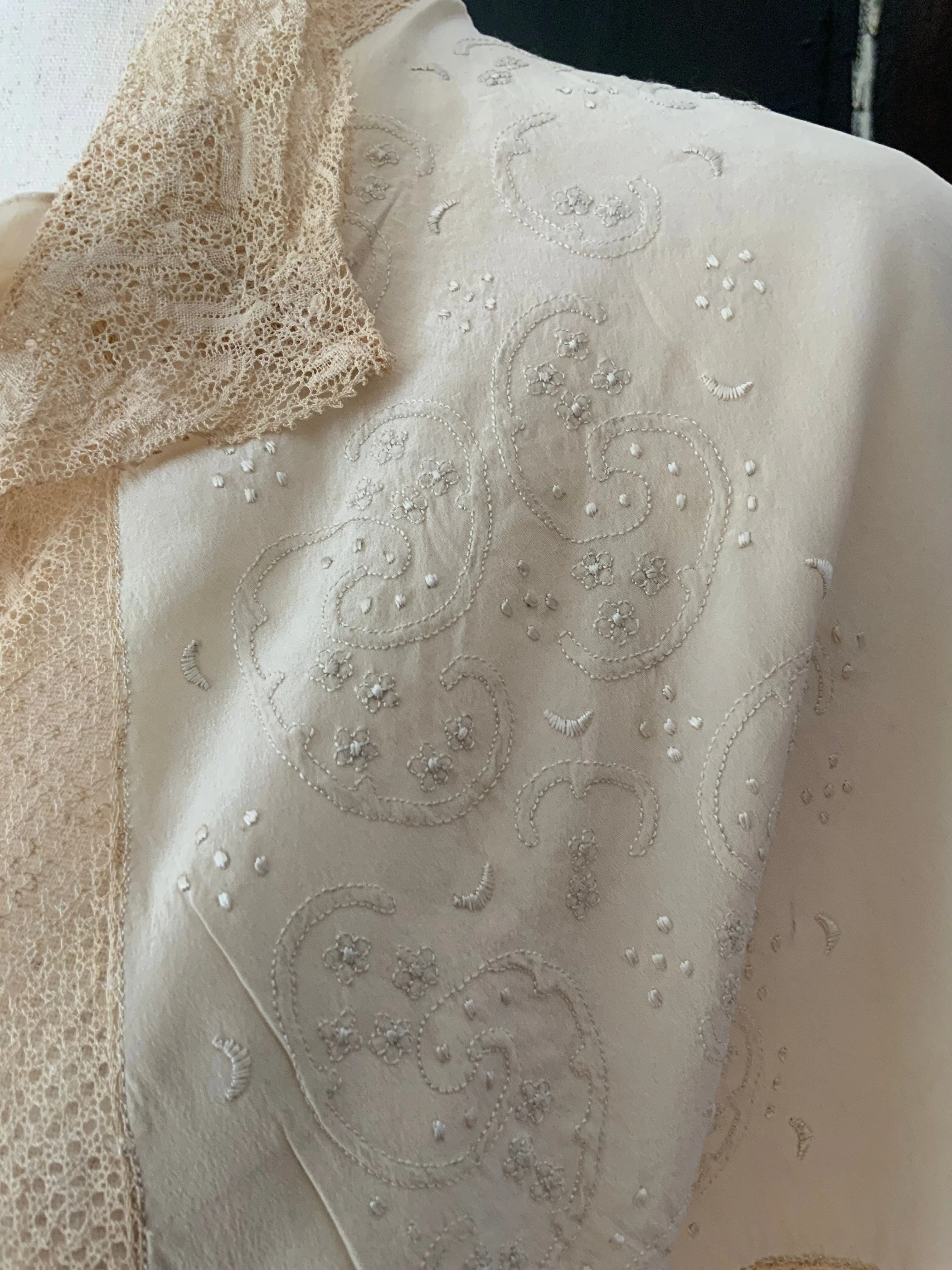 Silk Cape Bed Jacket - 30s - 30B