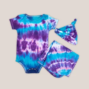 Sita Tie Dye Baby Bodysuit   Hat