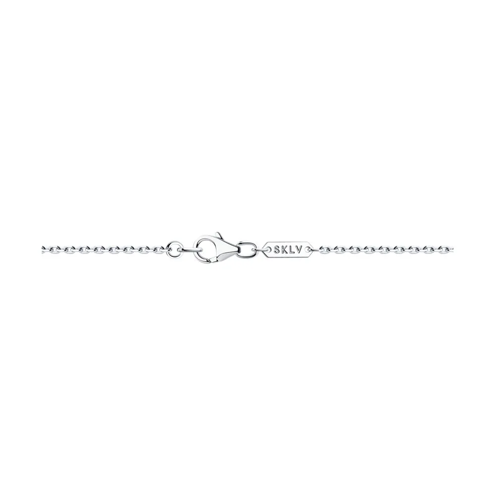SKLV by SOKOLOV -925 Silver Note Charm On A Fishing Line Bracelet