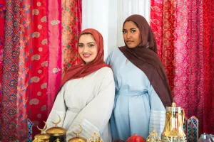 Sleeve Detail Abaya - Greige