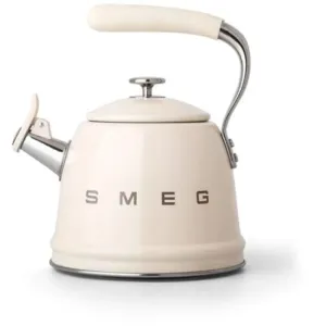 Smeg Whistling Kettle, 2.3 Litre Cream CKLW2001CR