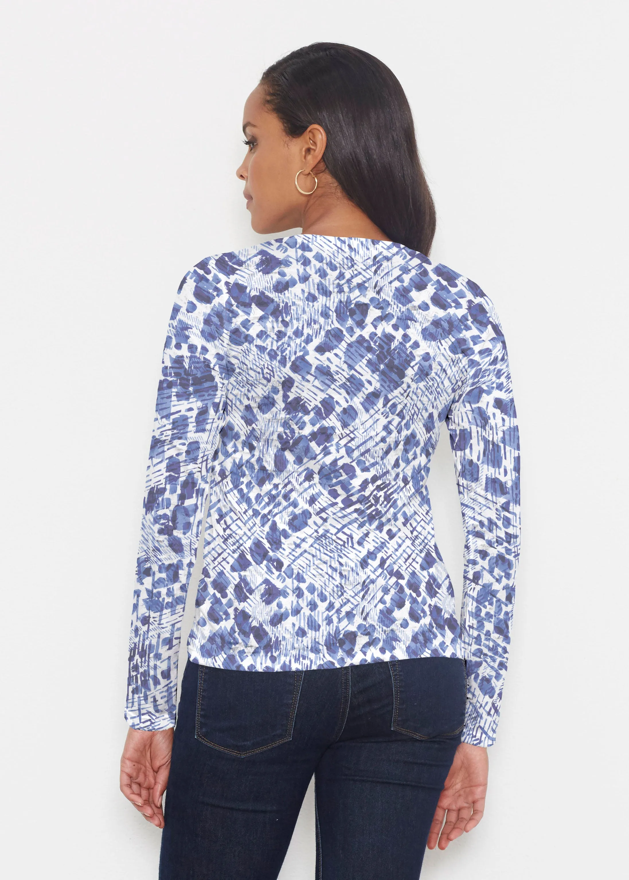 Sophia (8056) ~ Signature Long Sleeve Crew Shirt