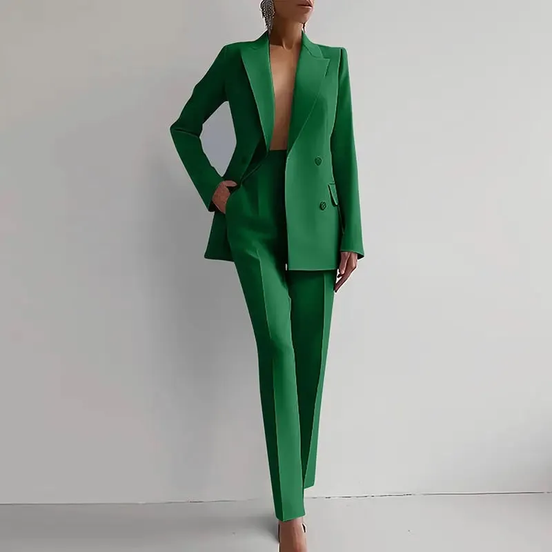 Sophia | Tailored Cigarette Pantsuit