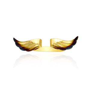 Split Wing Ring with Ember Detail