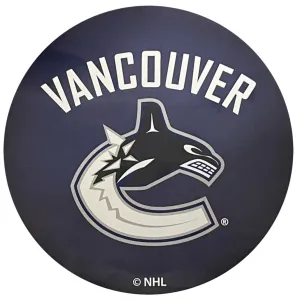 Sports Vault NHL Round Vinyl Decal - Vancouver Canucks