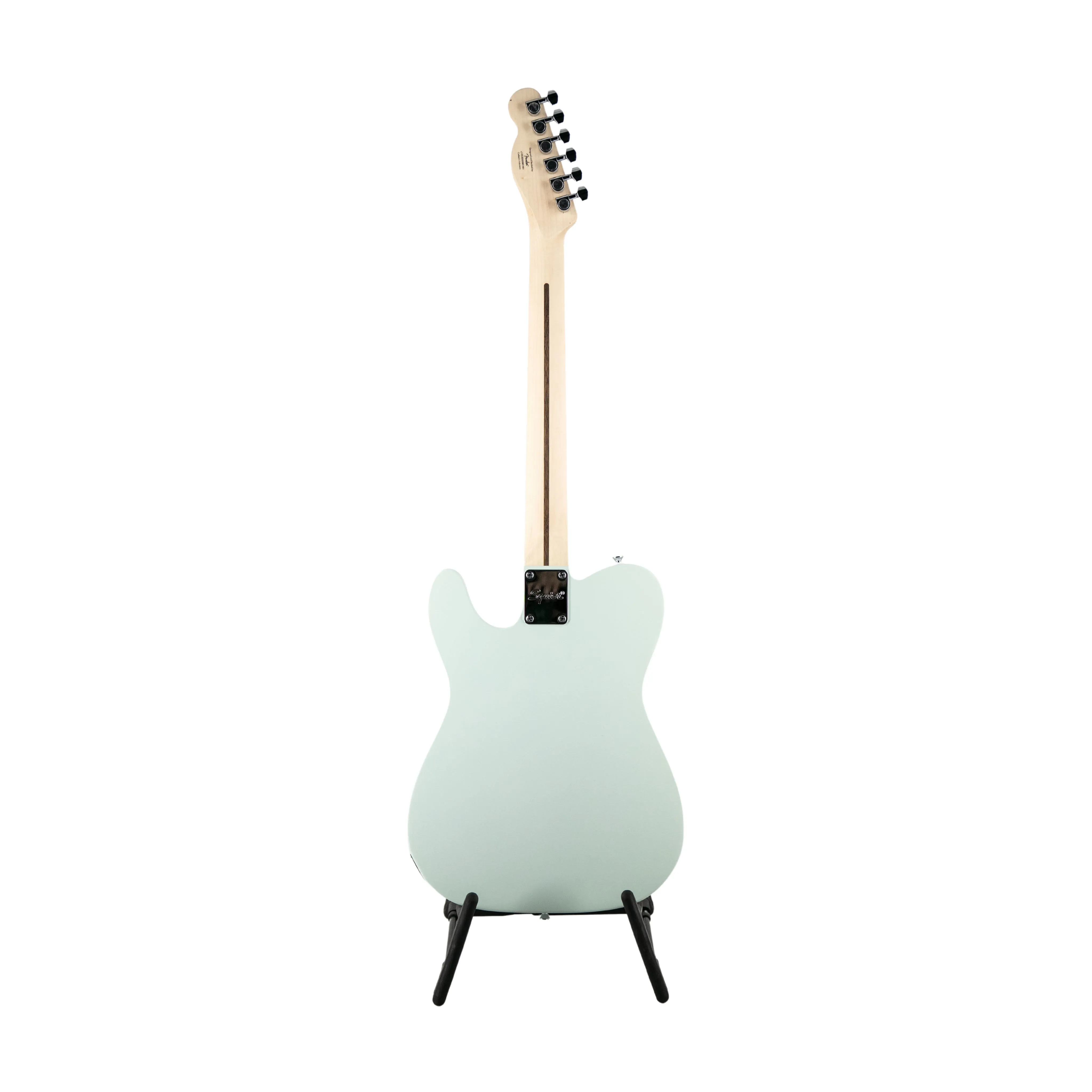 Squier FSR Sonic Telecaster Electric Guitar w/White Pickguard, Laurel FB, Surf Green