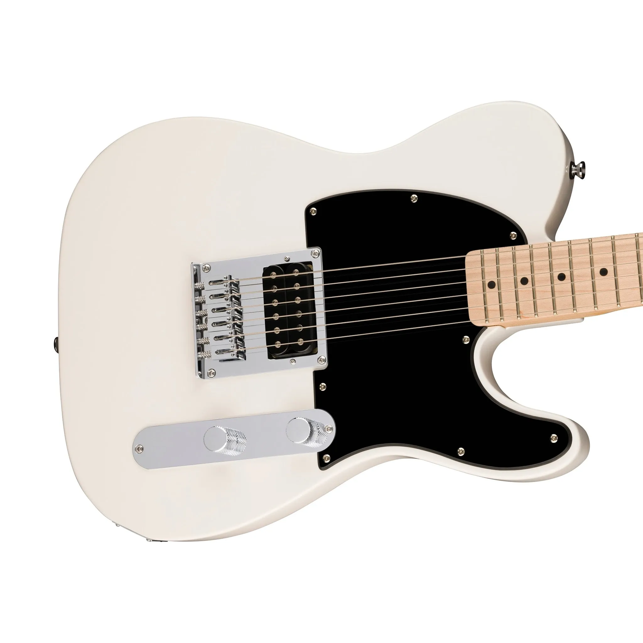 Squier Sonic Esquire H Electric Guitar w/Black Pickguard, Maple FB, Arctic White