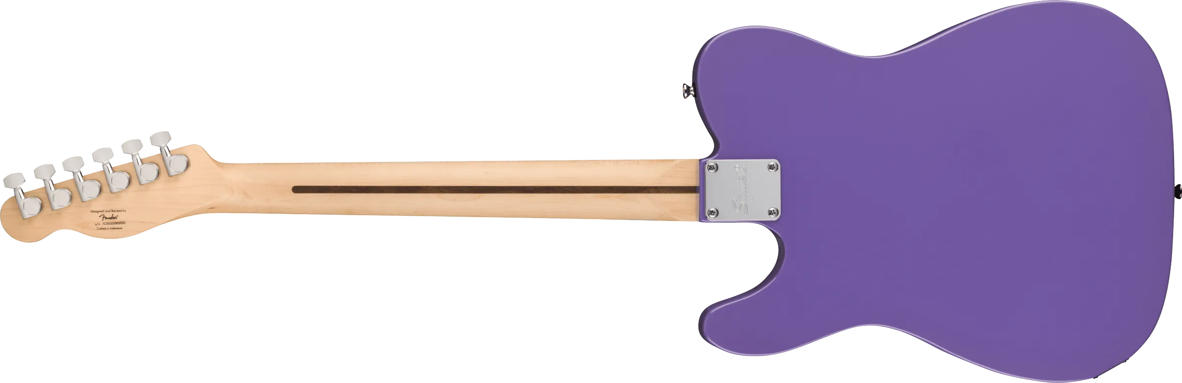Squier Sonic™ Esquire® H, Laurel Fingerboard, Black Pickguard, Ultraviolet
