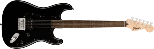 Squier Sonic Stratocaster HT H, Laurel Fingerboard, Black Pickguard, Black
