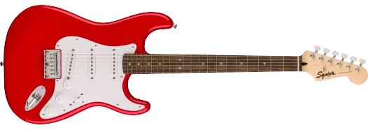 Squier Squier Sonic® Stratocaster® HT, Laurel Fingerboard, White Pickguard, Torino Red