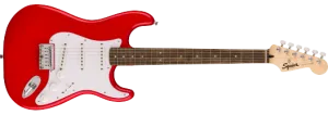 Squier Squier Sonic® Stratocaster® HT, Laurel Fingerboard, White Pickguard, Torino Red