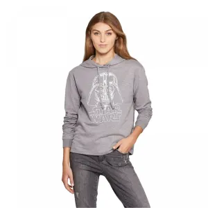 Star Wars Women's Darth Vader Face Hooded Sweatshirt