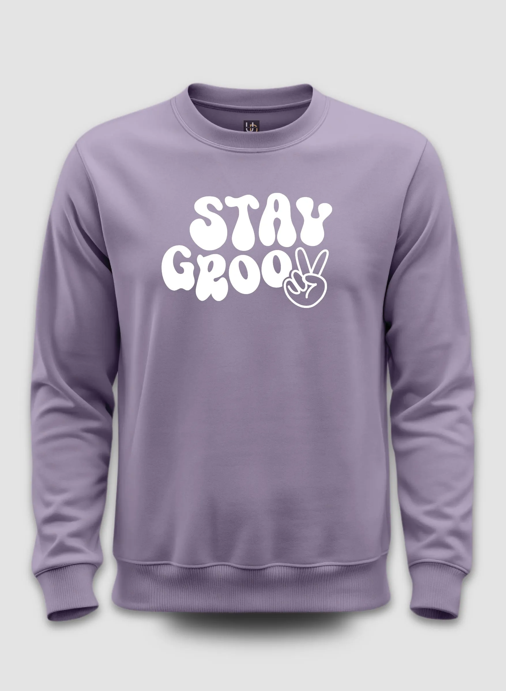 Stay Groovy Lavender Sweatshirt
