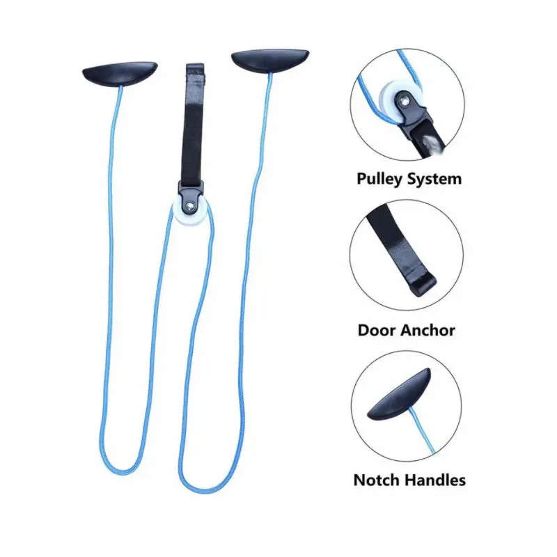 Steel Shoulder Arm Pulley System - Over Door Rehab Exerciser for Home Physical Therapy