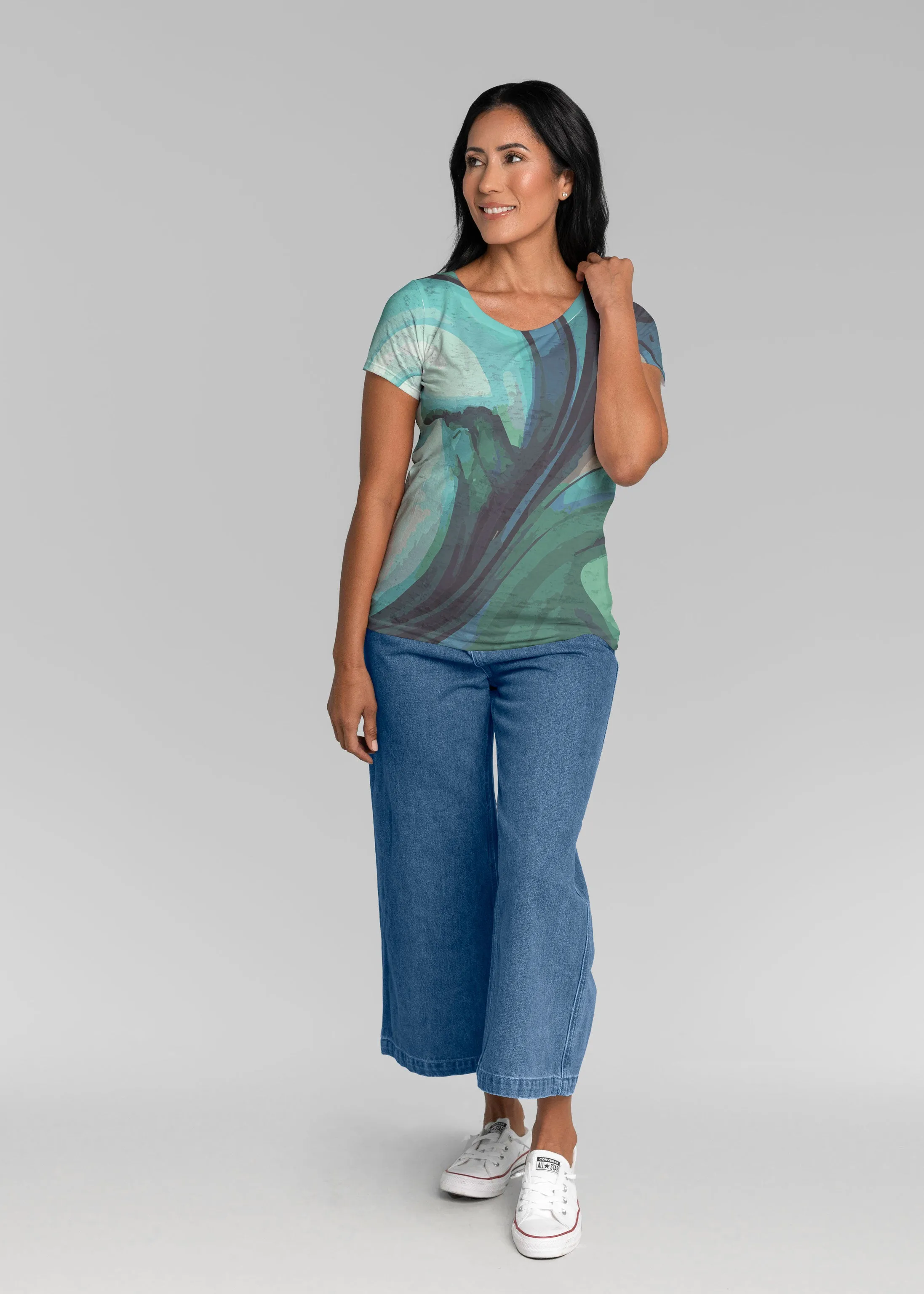 Stella (14313) ~ Short Sleeve Scoop Shirt
