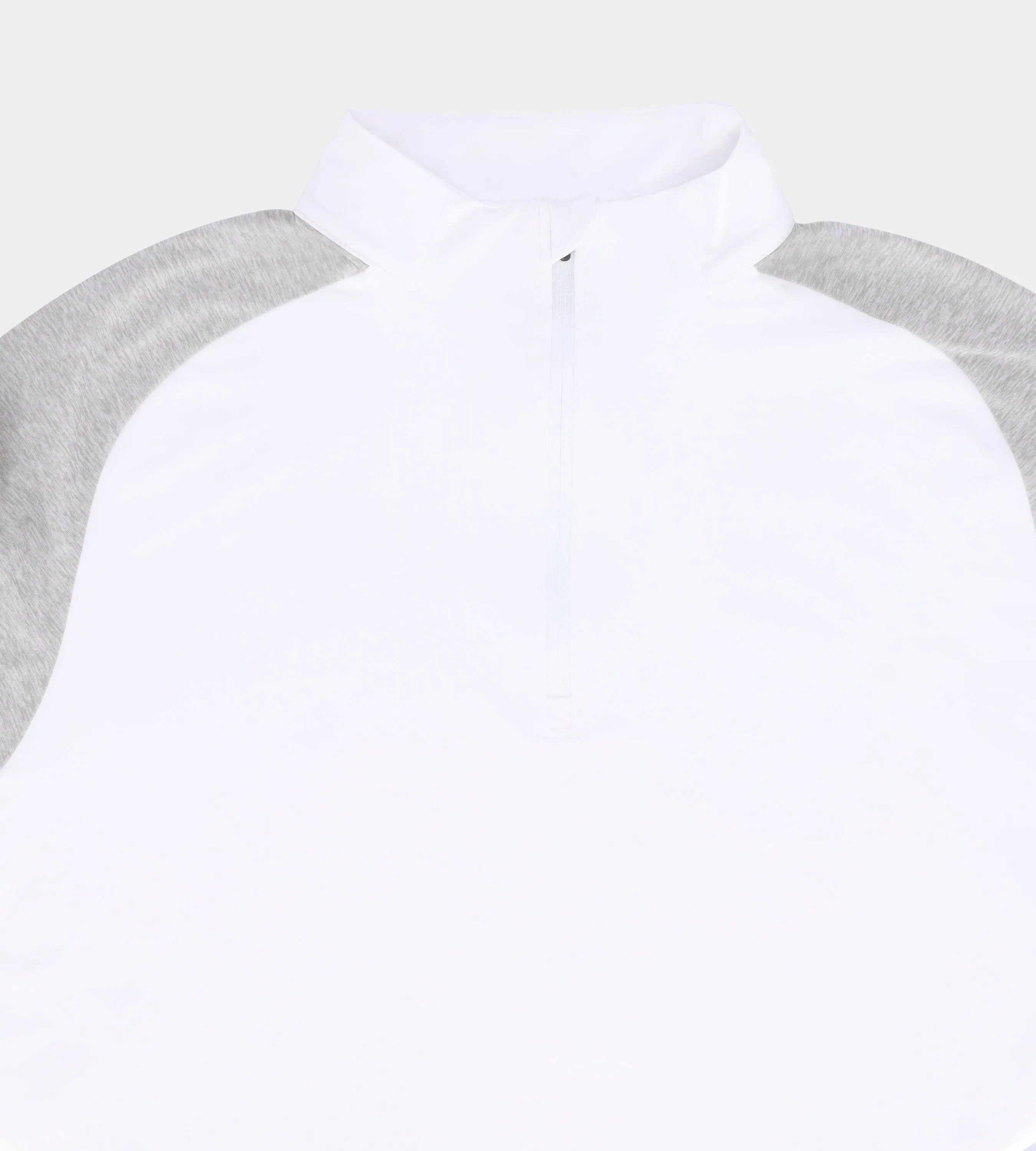 STRETCH MARL MIDLAYER - WHITE