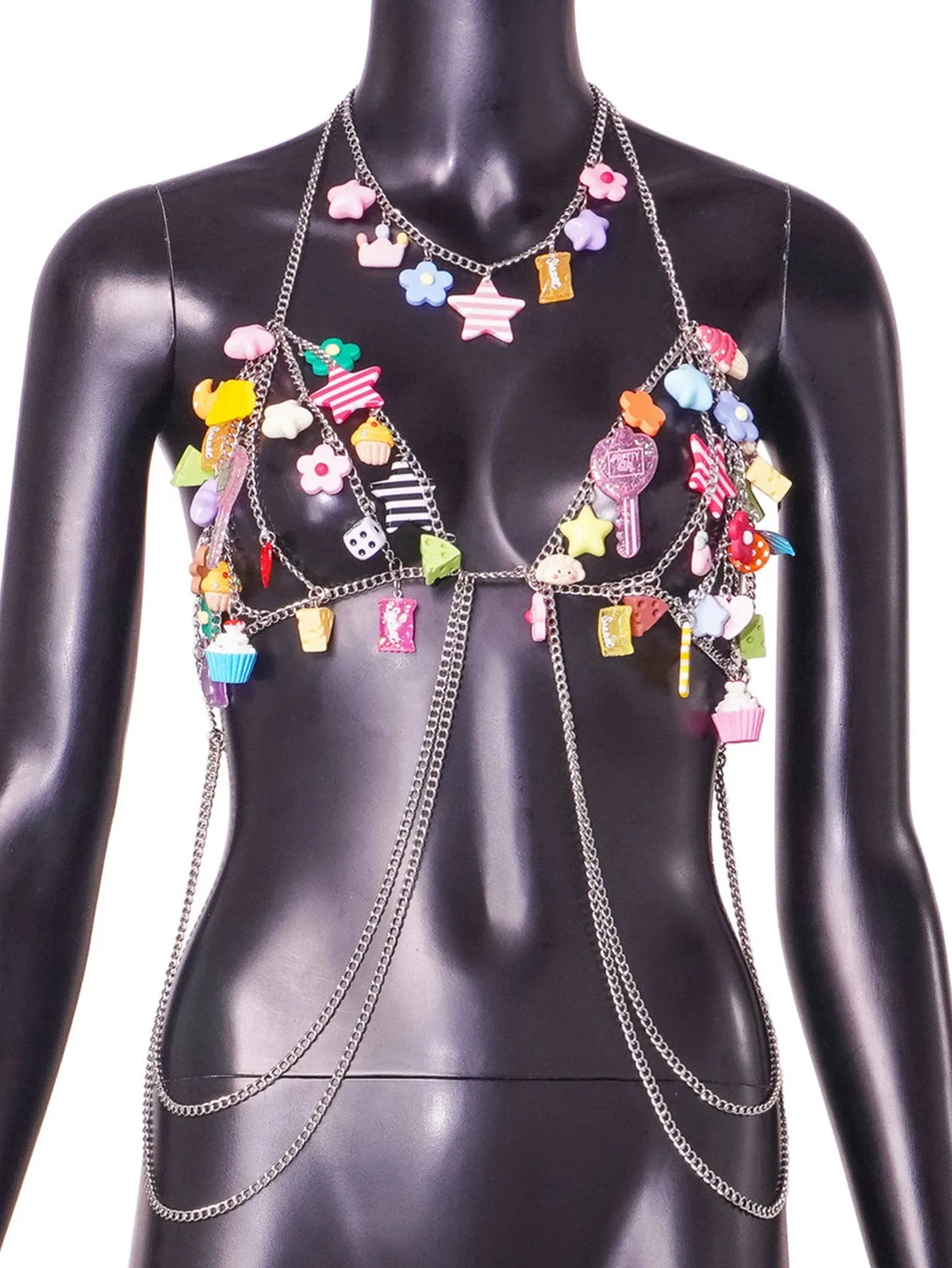 Sultry See-Through Corset Crop Top – The Ultimate Y2K Rave Statement