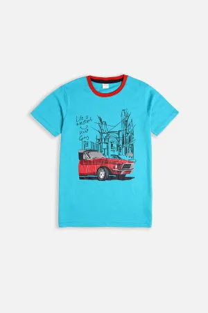SUMMER - BOY'S TEE VINTAGE CAR