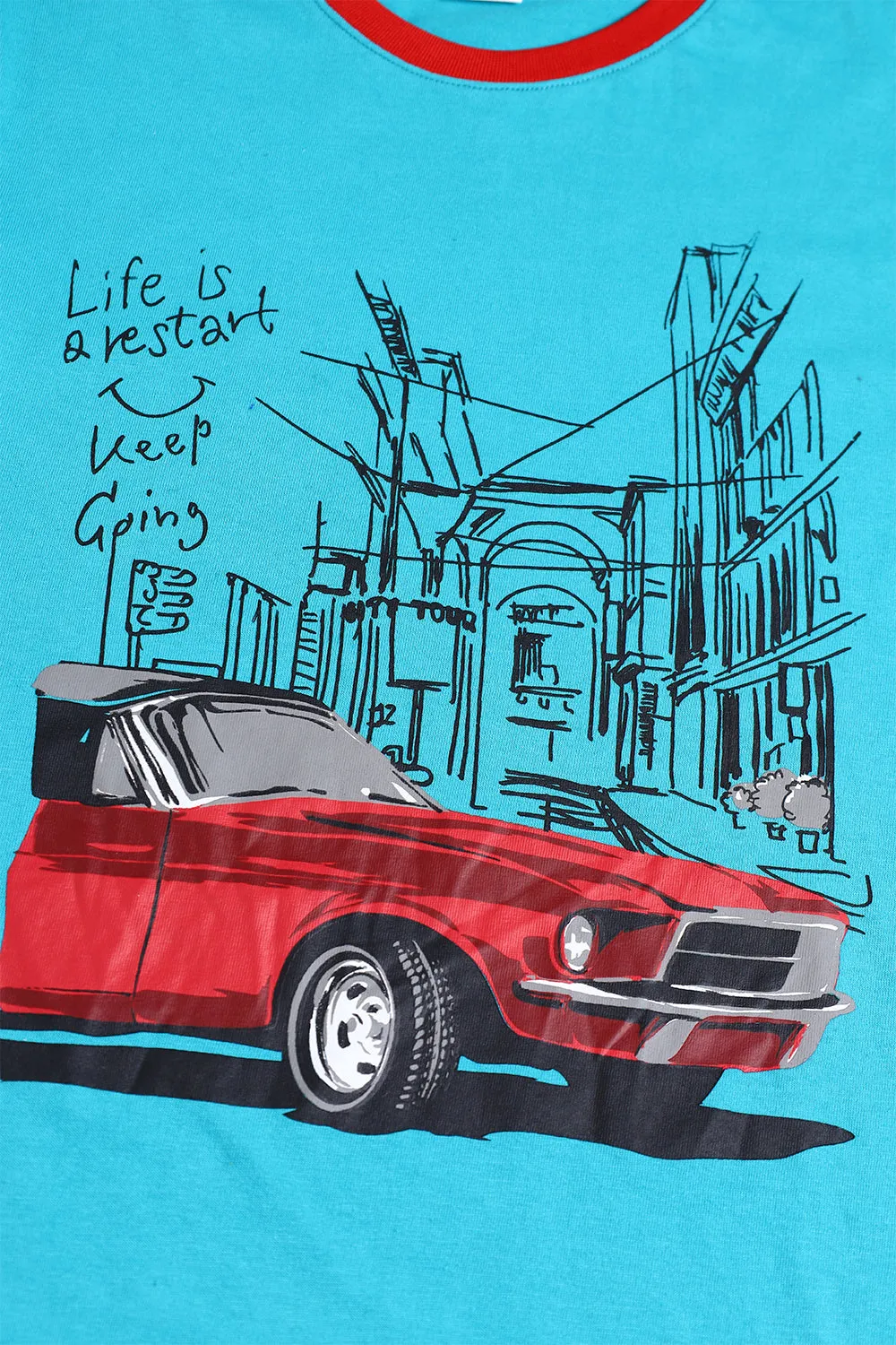 SUMMER - BOY'S TEE VINTAGE CAR