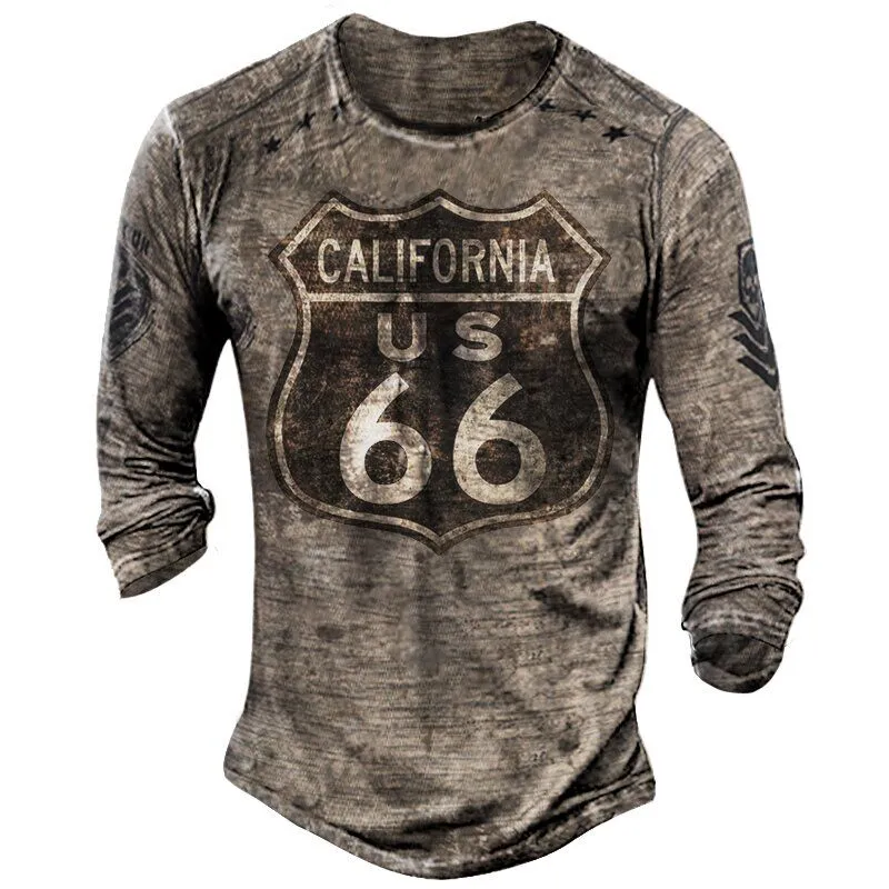 T-shirt homme style vintage Amérique