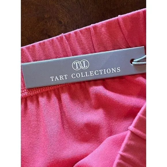 Tart Collections Pink Coral Elastic Waist Wrap Tie Front Cody Shorts Size S