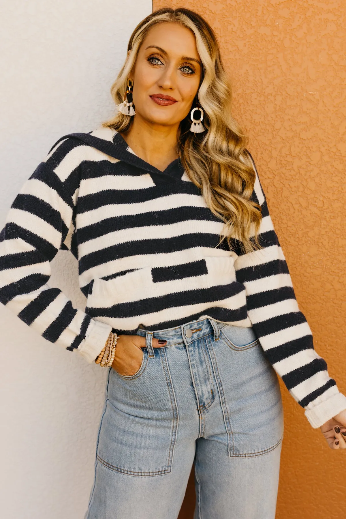 The Carlee Sailor Collar Sweater