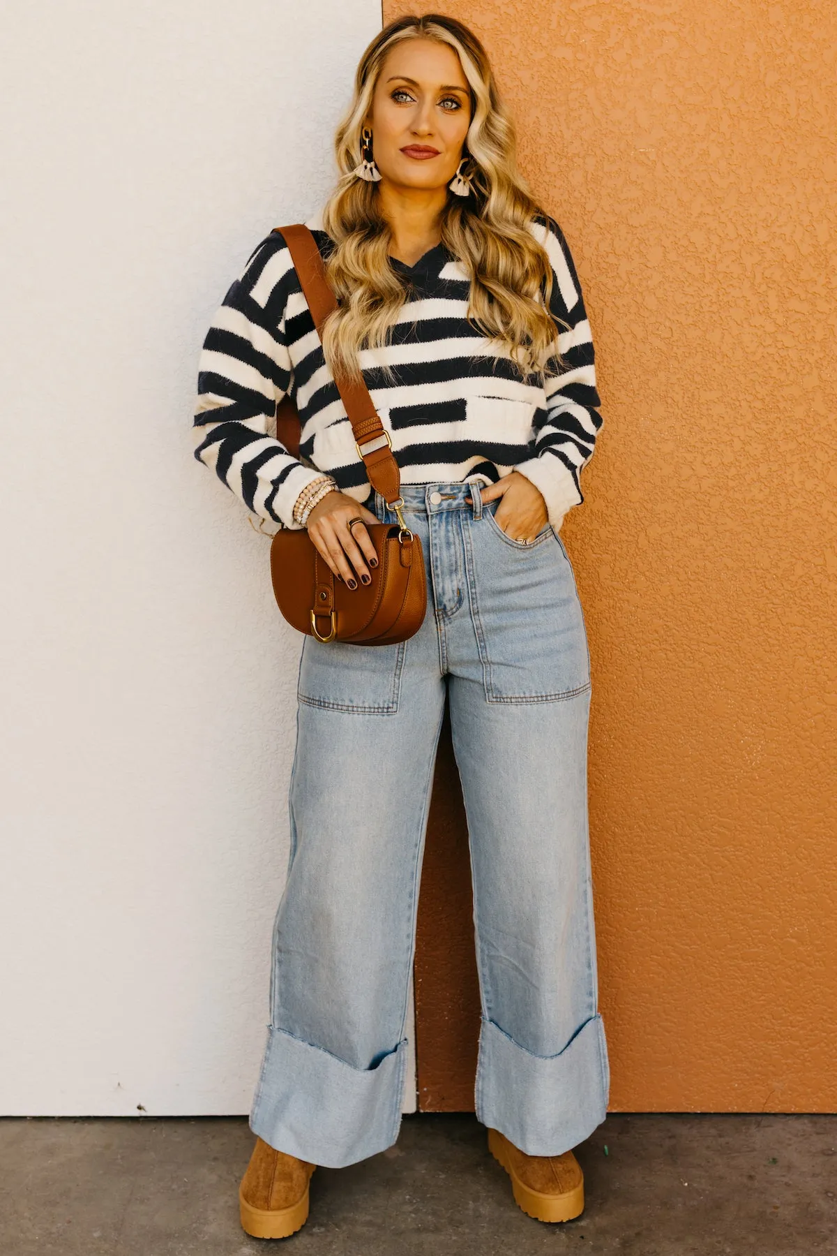 The Carlee Sailor Collar Sweater