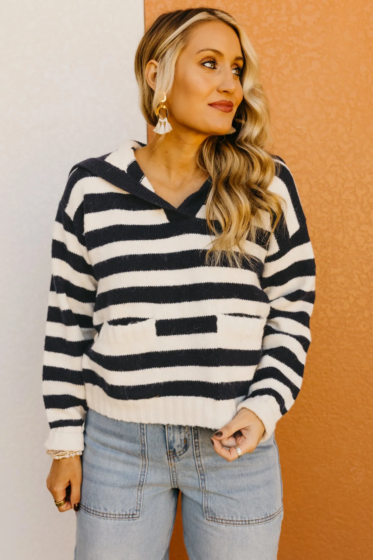 The Carlee Sailor Collar Sweater