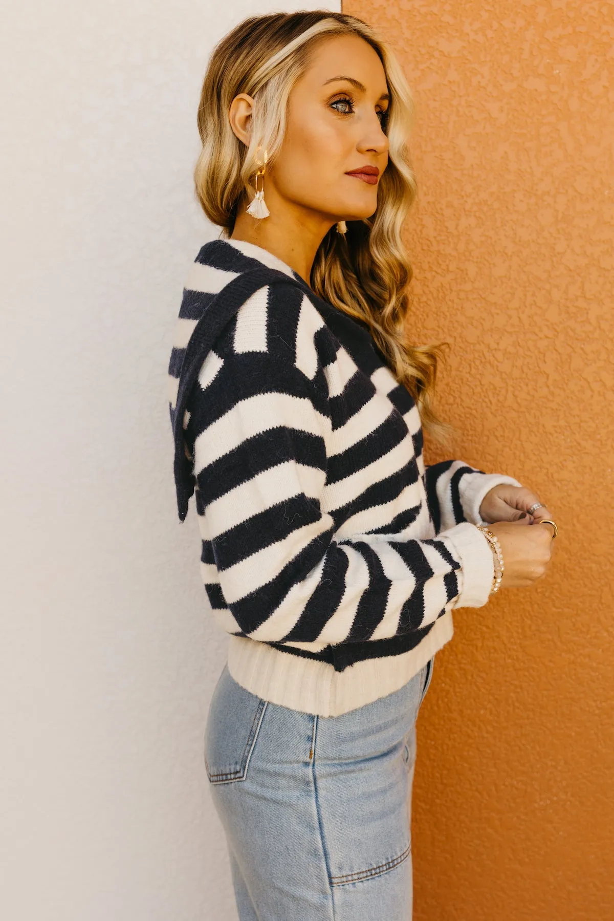 The Carlee Sailor Collar Sweater
