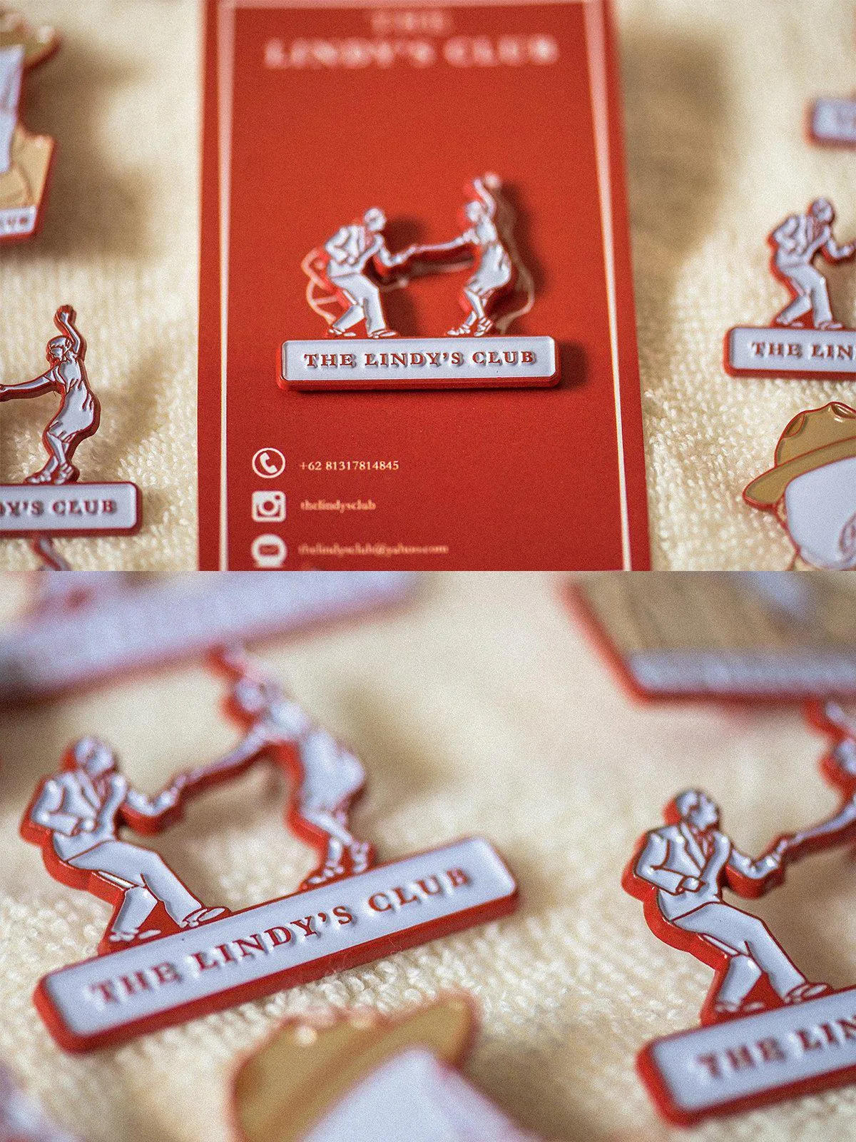 The Lindy's Club Lindance Enamel Pin