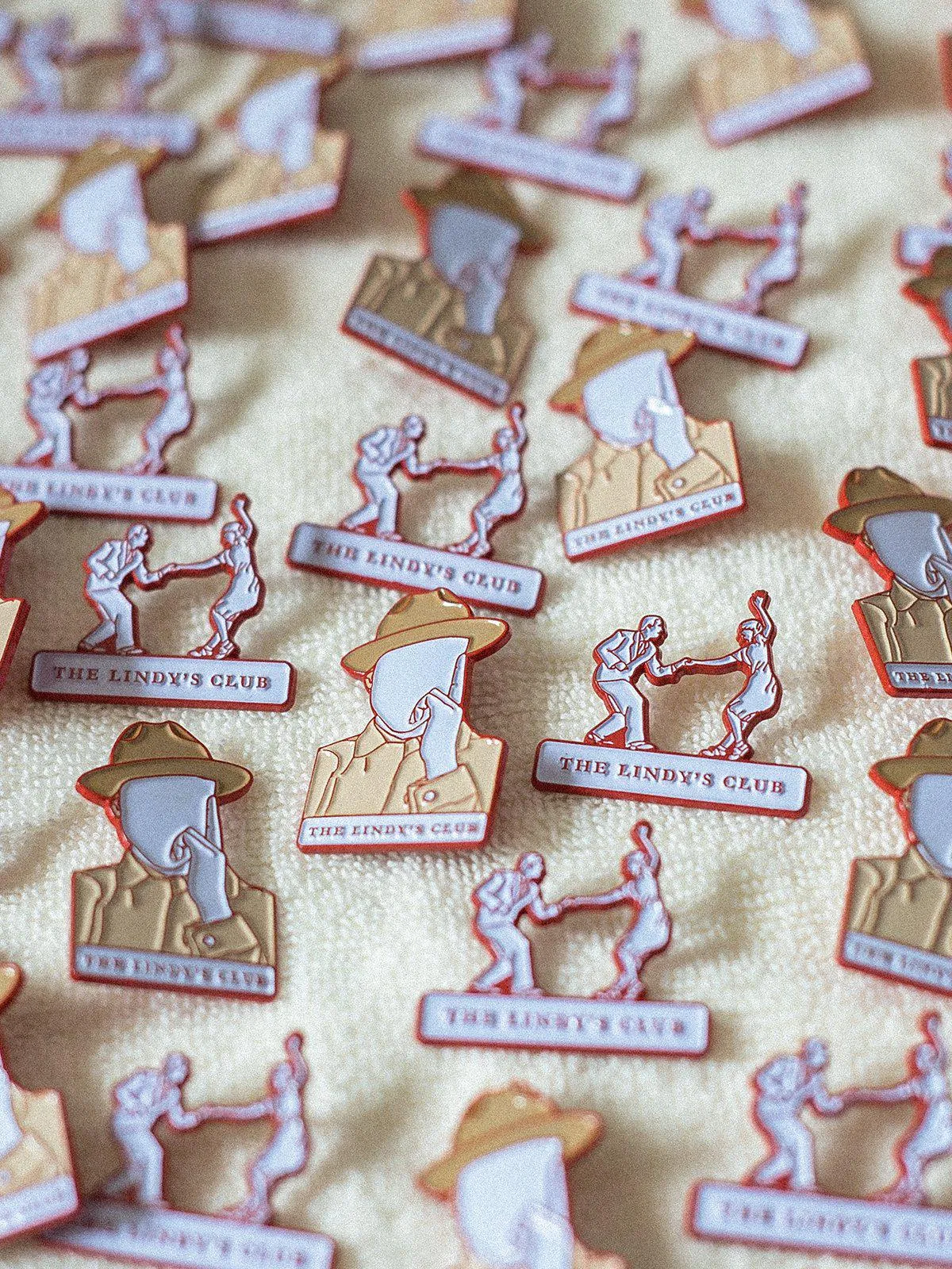 The Lindy's Club Lindance Enamel Pin