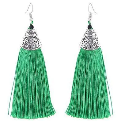 Thread Tassel drop African fashion Earrings