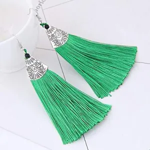 Thread Tassel drop African fashion Earrings