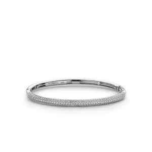 Ti Sento Milano Pave Crystal Silver Bracelet