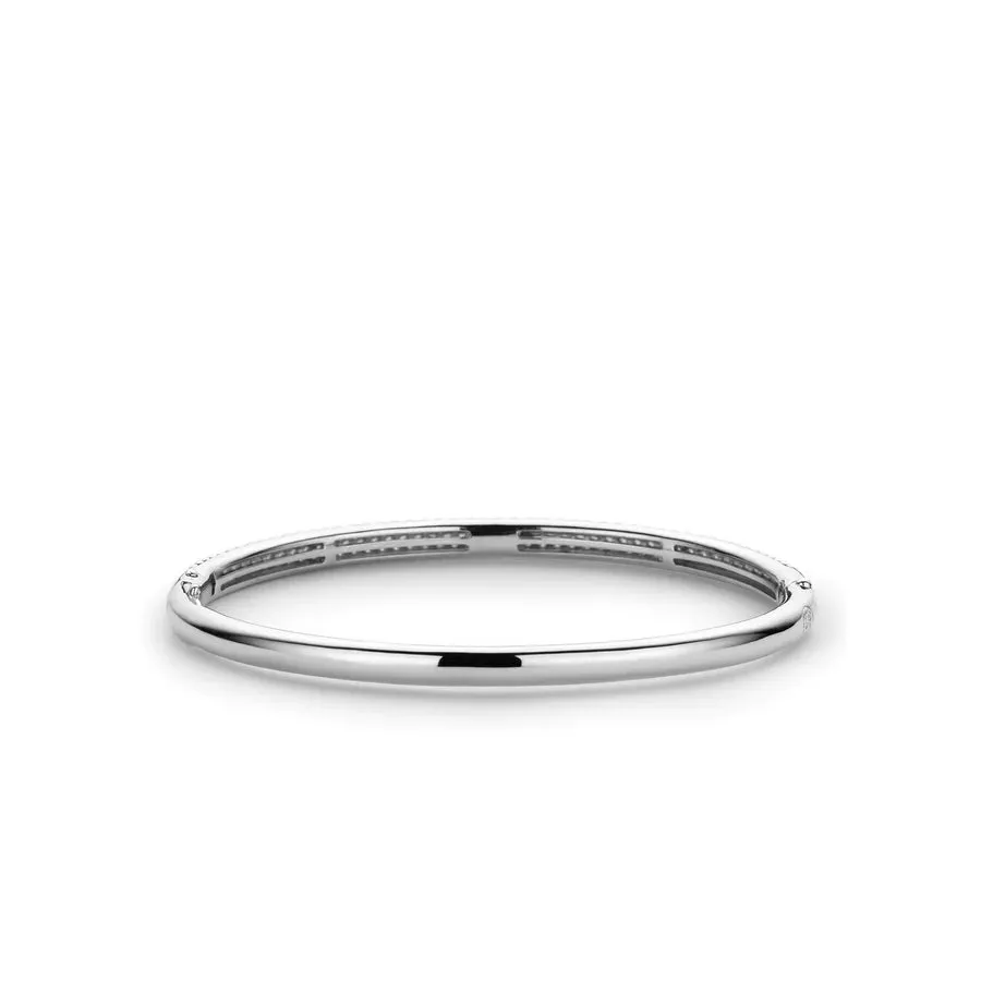 Ti Sento Milano Pave Crystal Silver Bracelet
